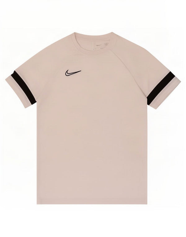 Nike Hommes Dri Fit T-Shirt Haut Large Blanc Colorblock Polyester