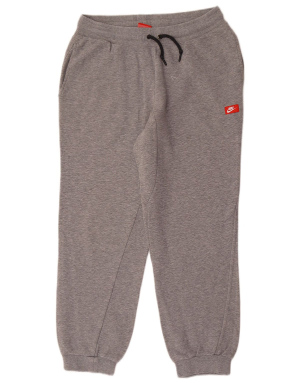 Pantalon de survêtement graphique Nike Homme Pantalon de jogging en coton gris moyen