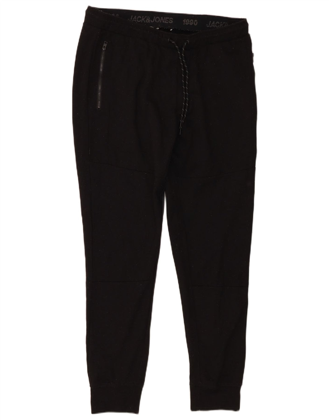 Jack & Jones Pantalon de Survêtement Homme Joggers Large Noir Polyester