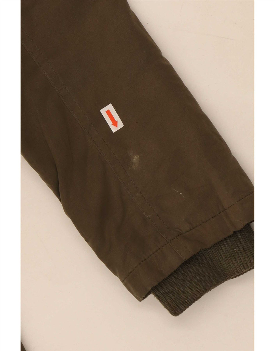 Oasis Parka surdimensionnée à capuche pour femme UK 6 XS Kaki Polyester