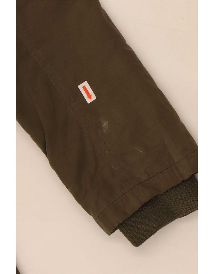 Oasis Parka surdimensionnée à capuche pour femme UK 6 XS Kaki Polyester