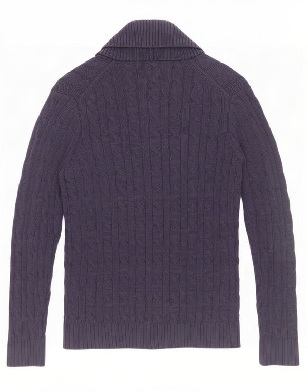 Ralph Lauren Pull Cardigan Ouvert Fille 15-16 ans XL Bleu Marine Coton