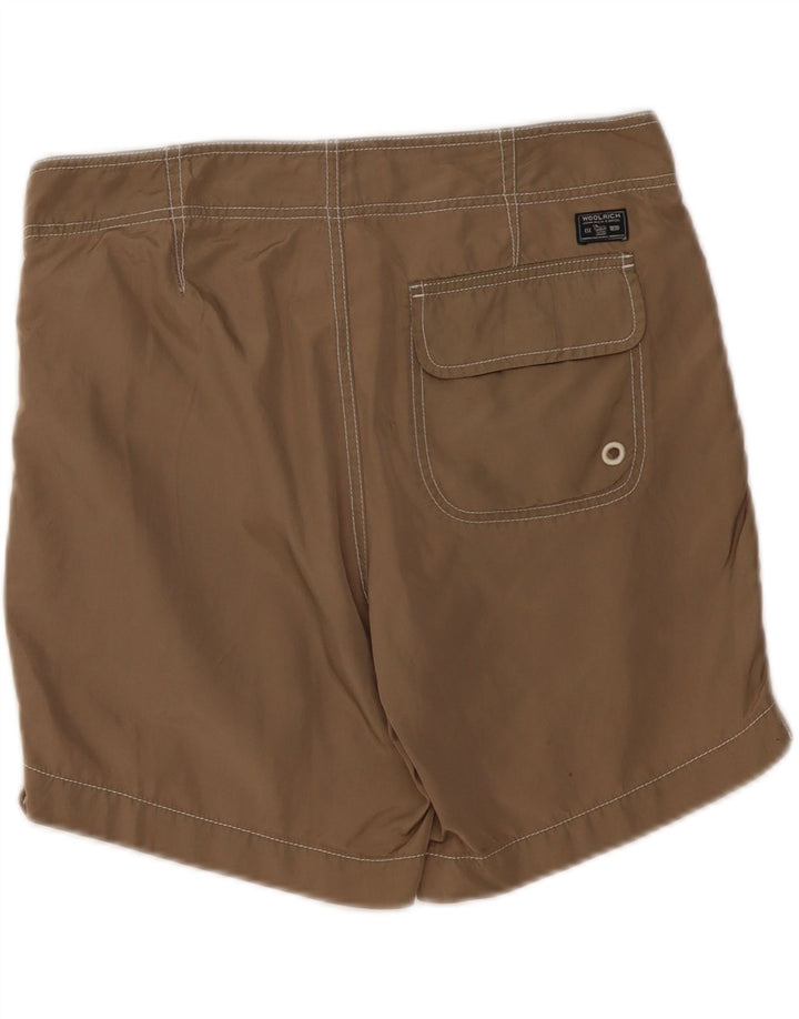 Woolrich Short de Bain Homme Marron Moyen Polyester