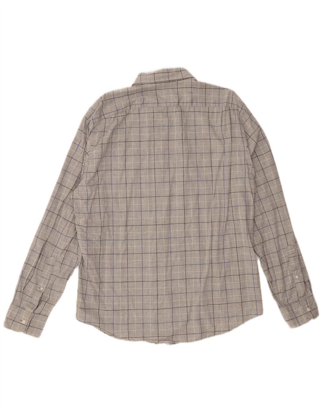J. Crew Chemise Homme Grand Carreau Gris Coton