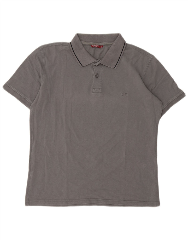 Carrera Polo Regular Fit Homme Gris Moyen Coton