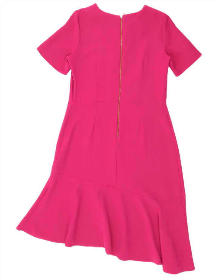 CLOSET Robe asymétrique asymétrique pour femme UK 46 Large Rose Polyester