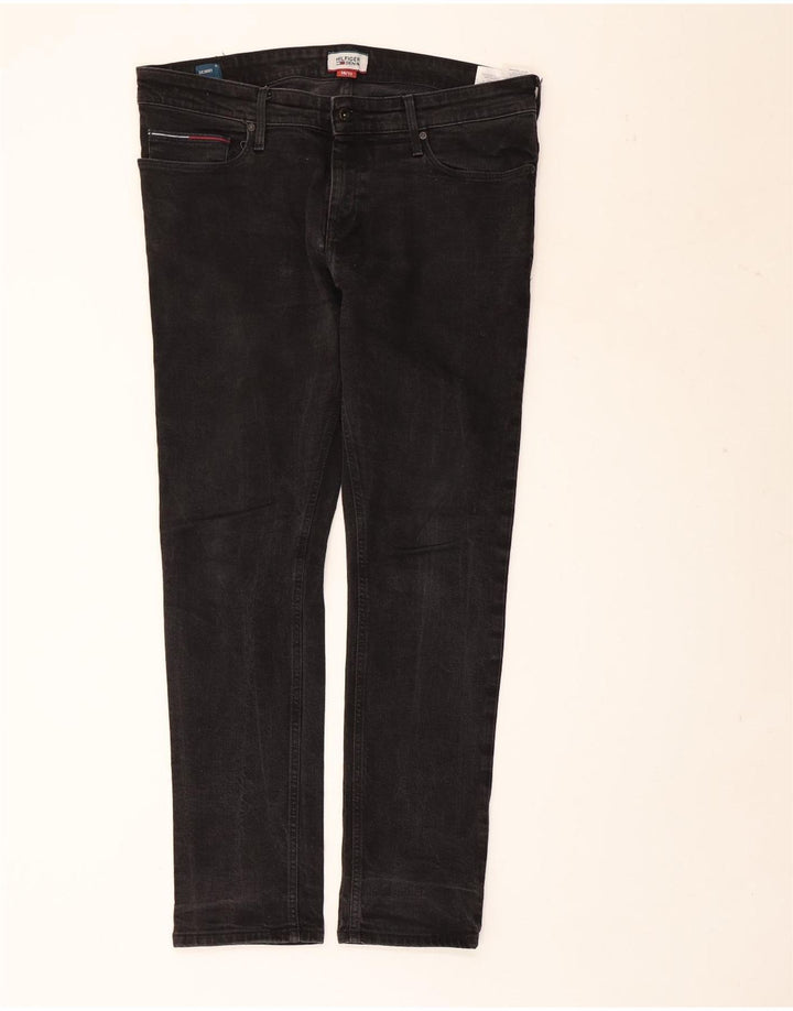 TOMMY HILFIGER Jean Skinny Homme W38 L32 Noir Coton