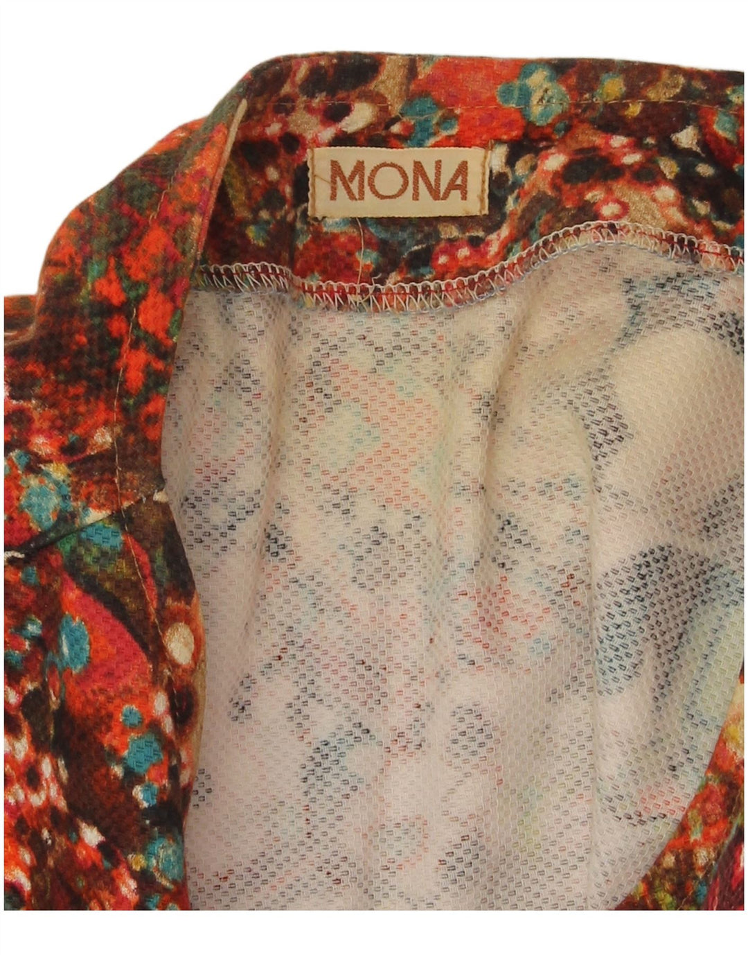 Mona Chemisier surdimensionné à motif abstrait pour femme UK 20 2XL Multicolore
