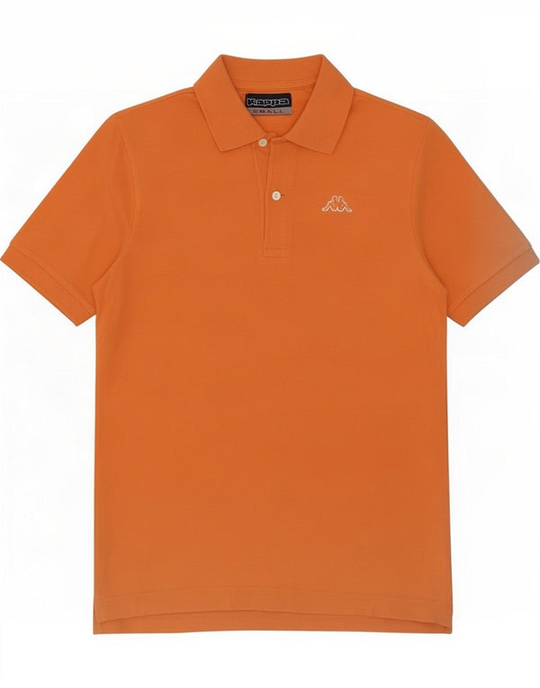 Kappa Polo Homme Petit Orange Coton