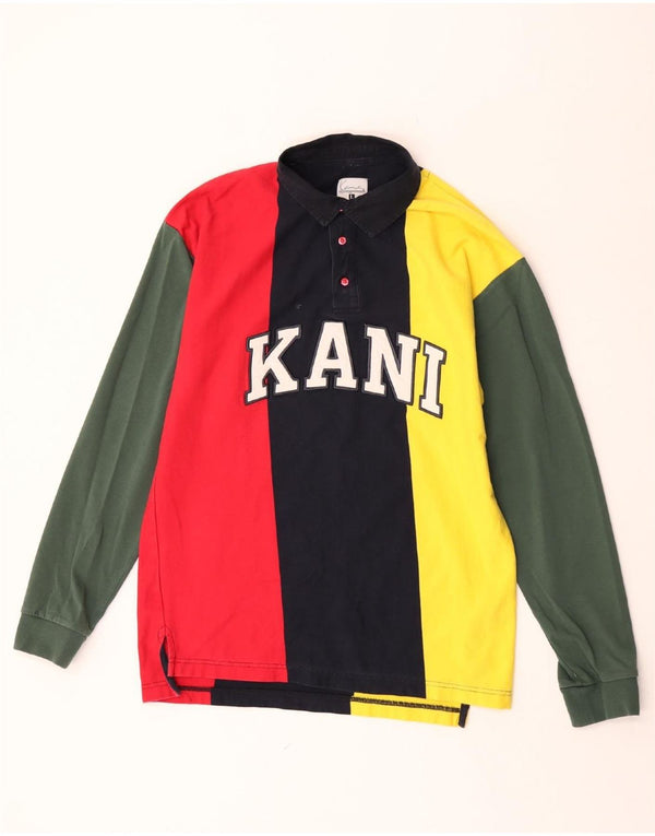 Karl Kani Polo Graphique Homme Large Multicolore Colourblock