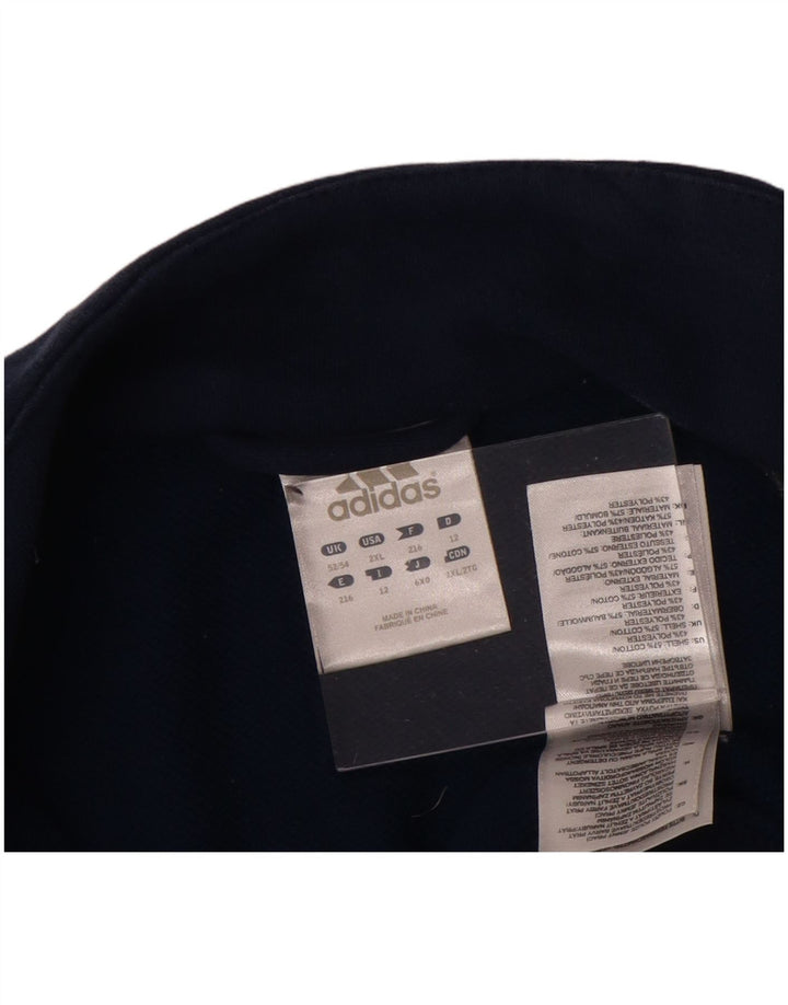 ADIDAS Veste de survêtement Climalite pour homme UK 52/54 2XL Bleu marine Coton