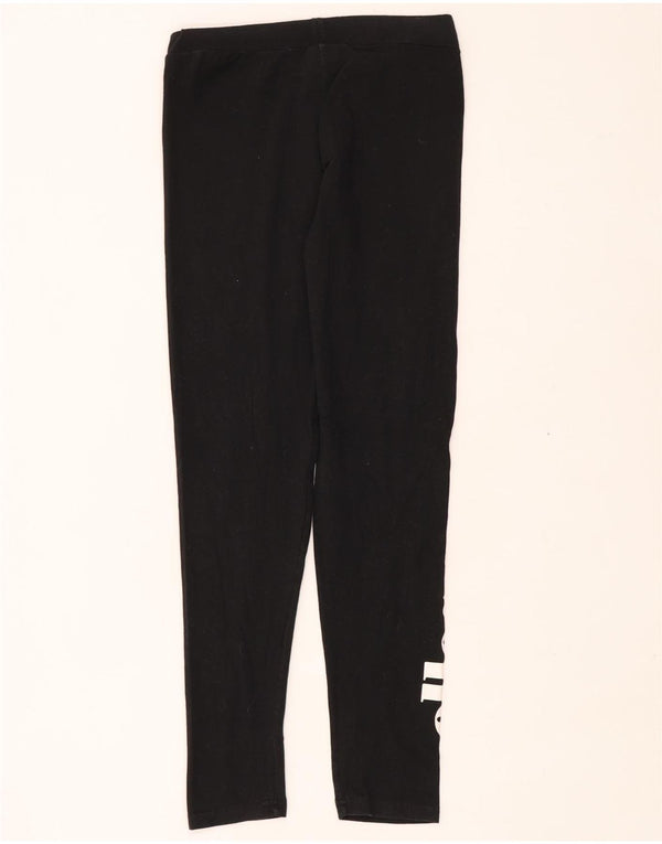 Ellesse Leggings graphiques pour femme UK 44 Coton noir moyen