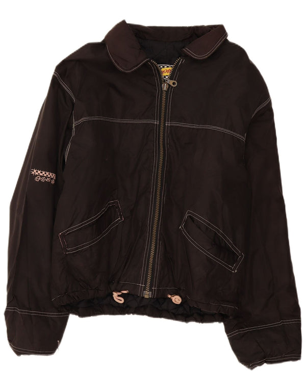 Veste Bomber Homme Vintage UK 42 XL Noir