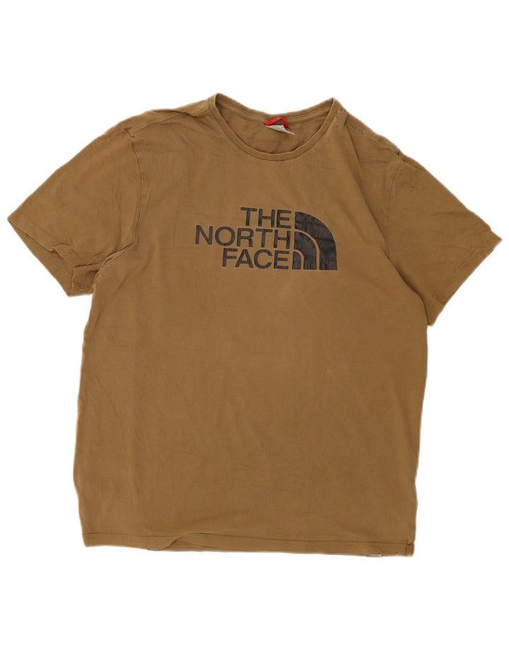 The North Face T-Shirt Graphique Homme Kaki Moyen Coton