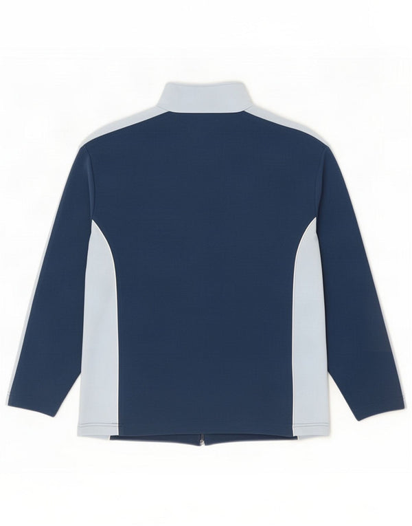 Kappa Veste de survêtement pour homme 2XL Bleu marine Colourblock Polyester