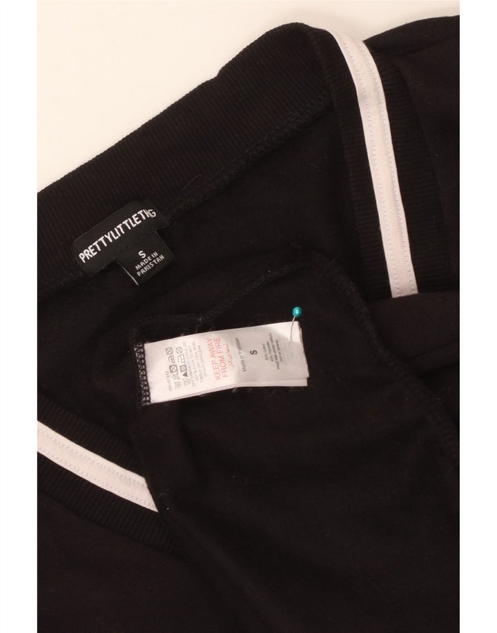 Prettylittlething Sweat-shirt graphique pour femme UK 10 Petit Noir