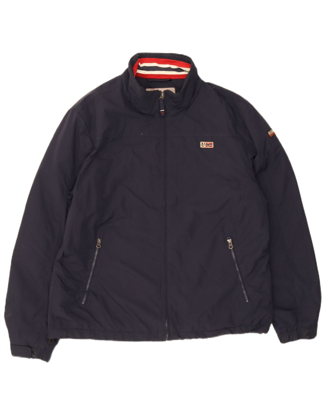 Napapijri Veste Bomber Homme UK 44 2XL Bleu Marine