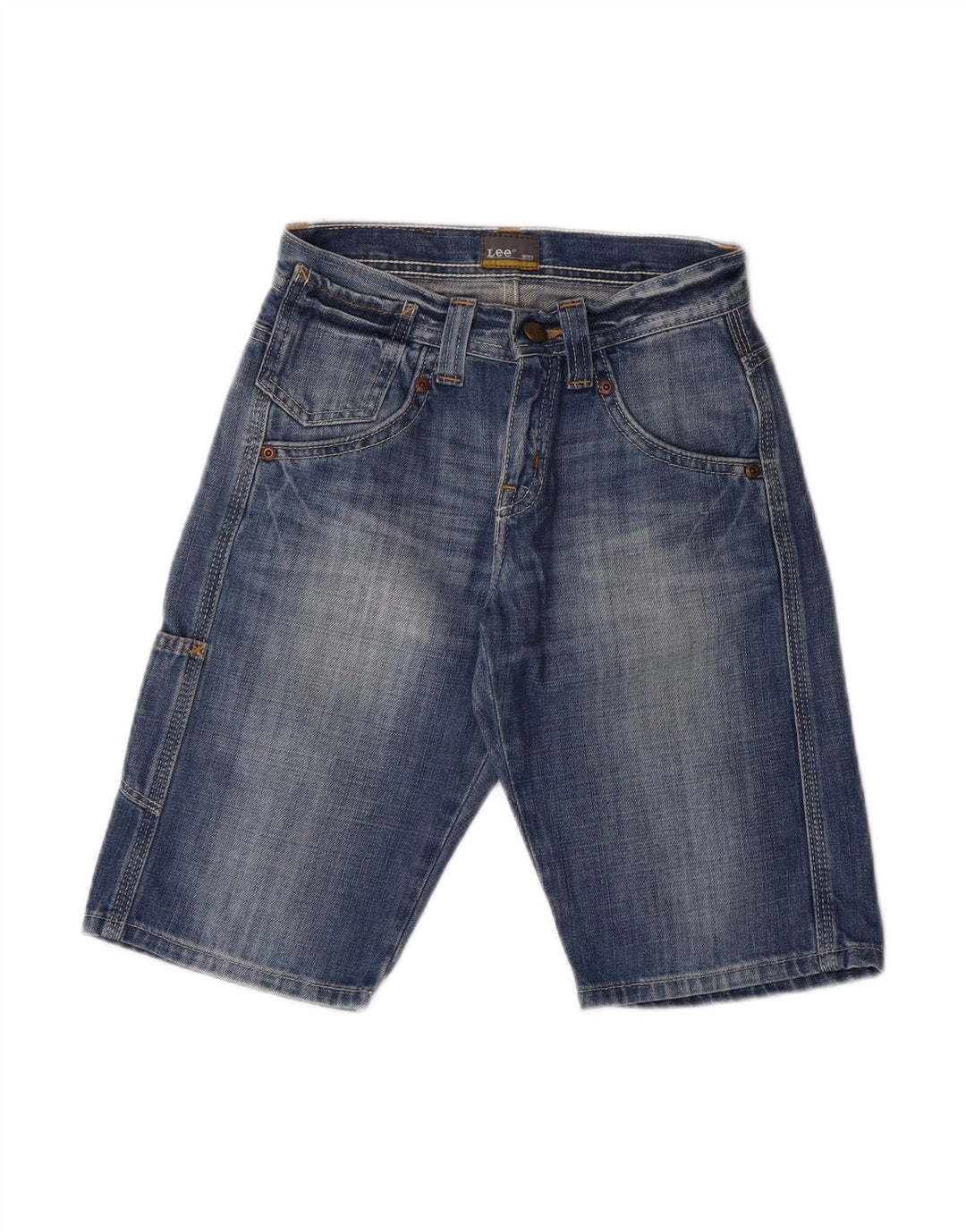 LEE Boys Denim Shorts 10-11 Years W24  Blue Cotton