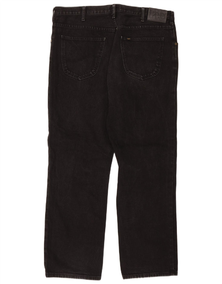 Lee Jean Droit Brooklyn Homme W40 L32 Noir Coton