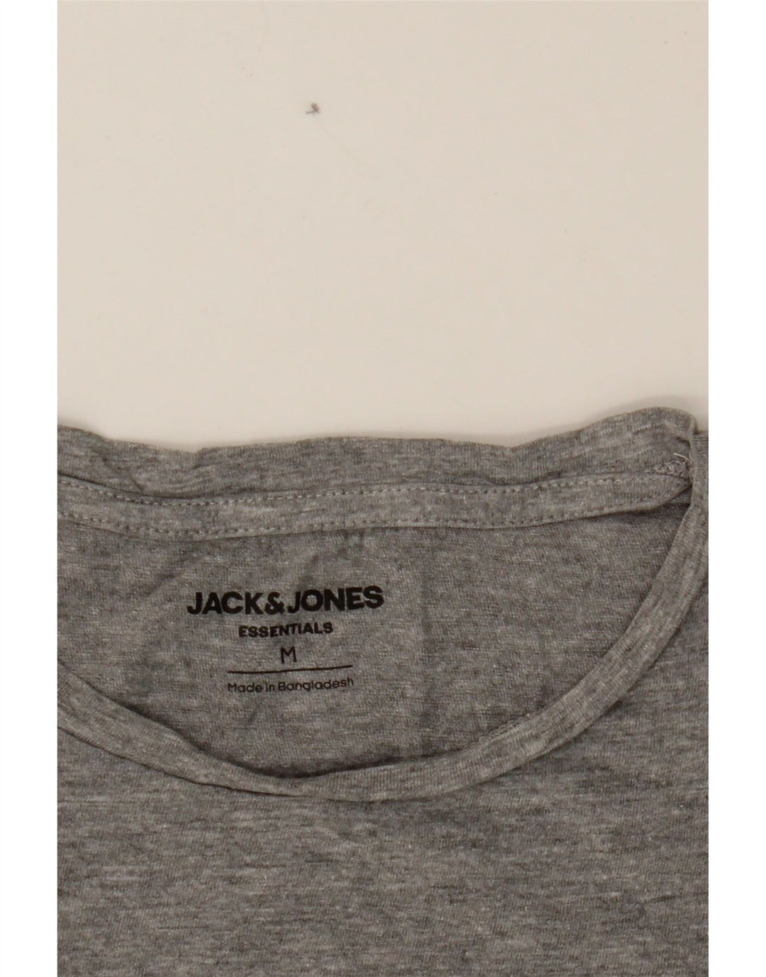 JACK & JONES Mens Graphic T-Shirt Top Medium Grey Cotton Vintage Jack & Jones and Second-Hand Jack & Jones from Messina Hembry 