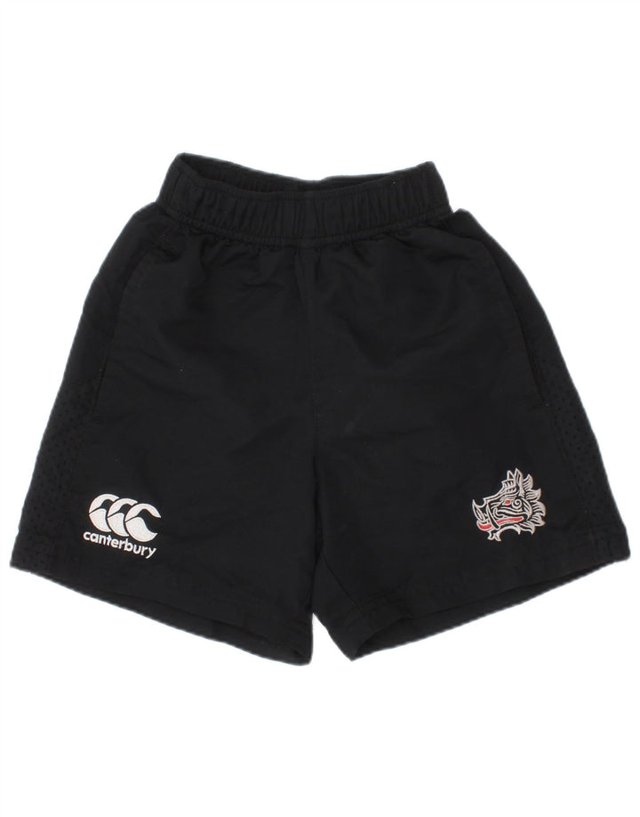 Canterbury Short de sport graphique pour garçon 3-4 ans Noir