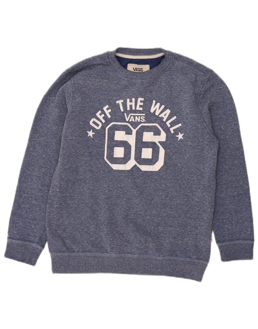 VANS Womens Graphic Sweatshirt Jumper UK 16 Large Blue Polyester