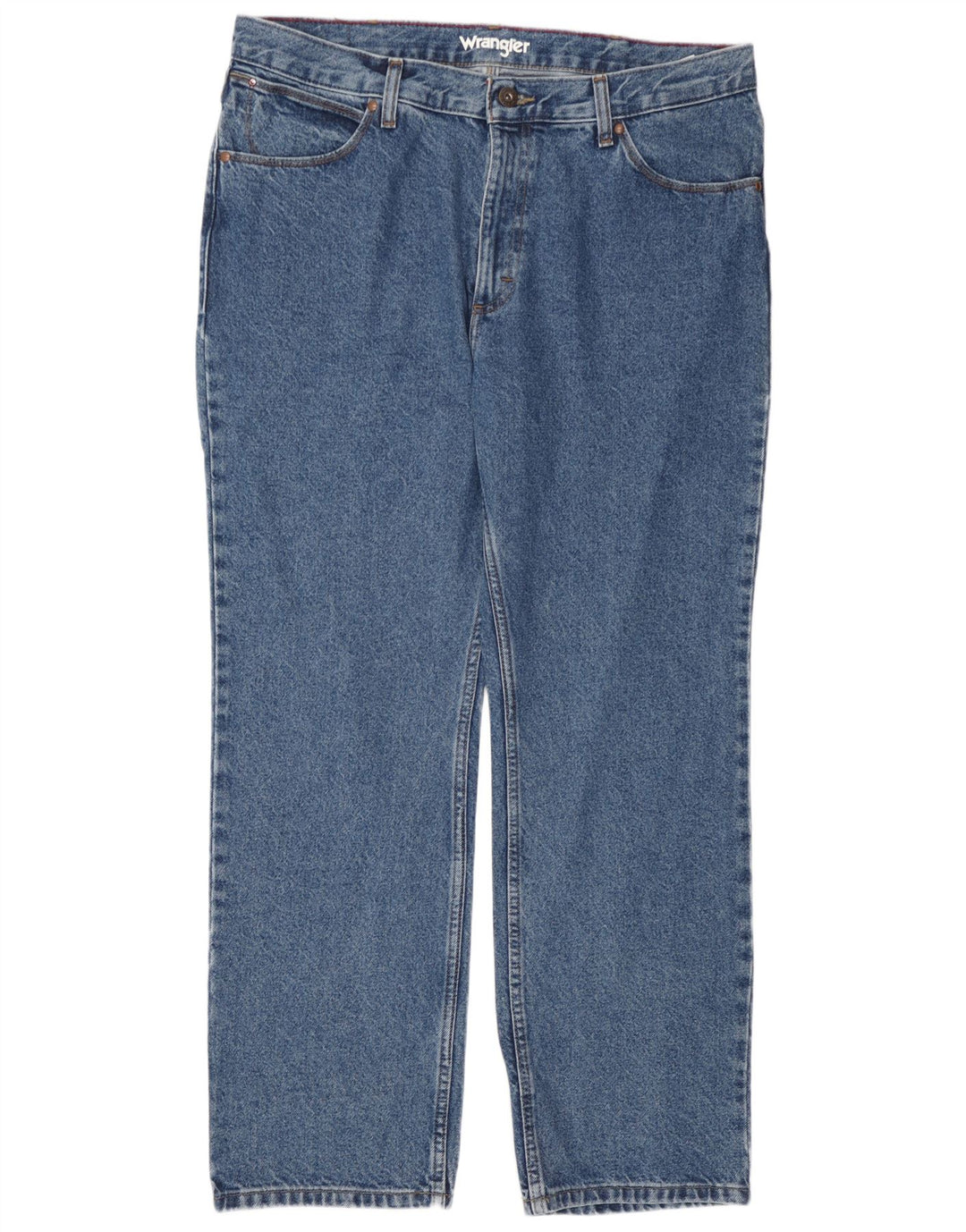 Wrangler Jean droit homme W38 L30 bleu coton