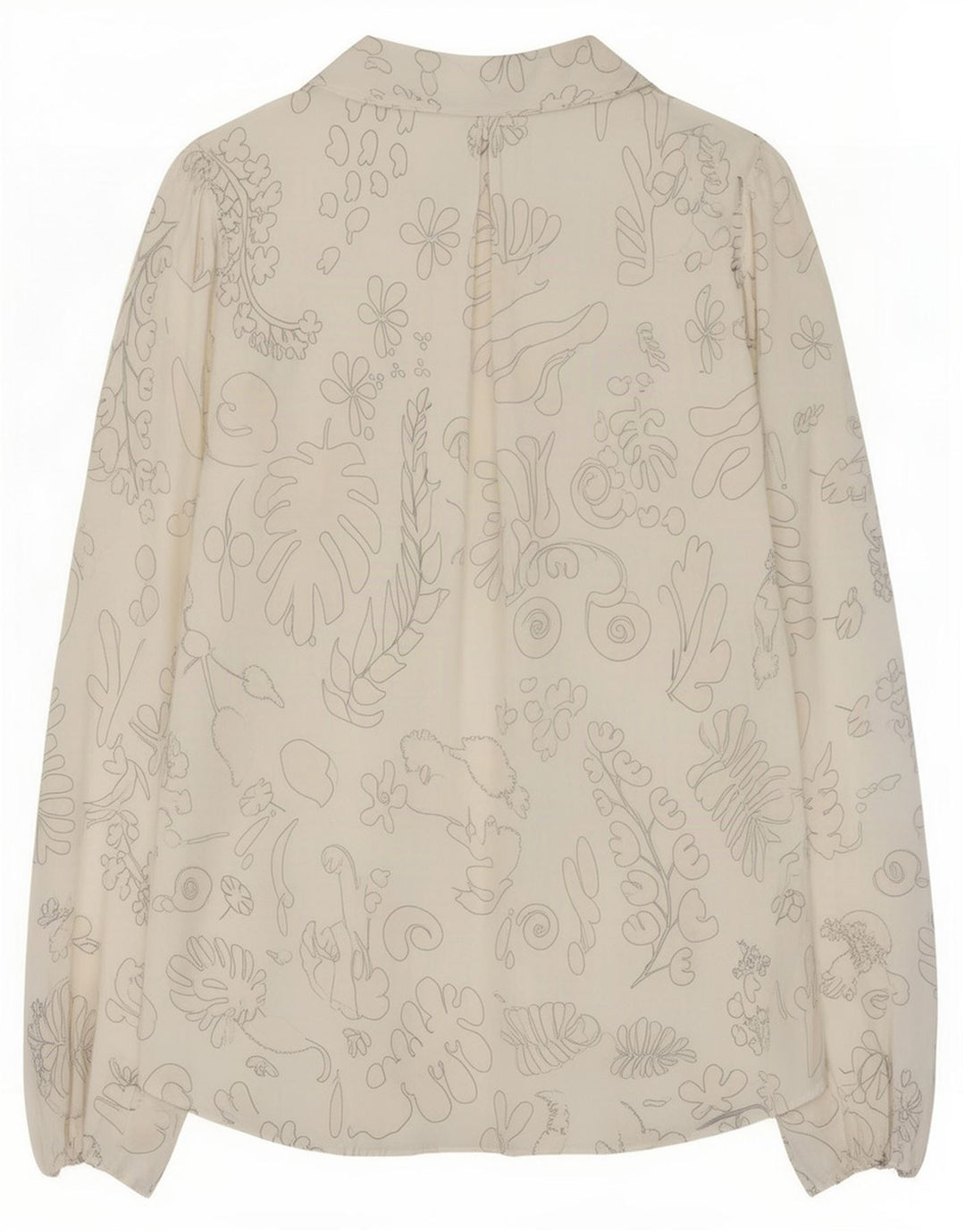 RIXO Chemisier avec nœud papillon pour femme en viscose florale blanc moyen UK 44