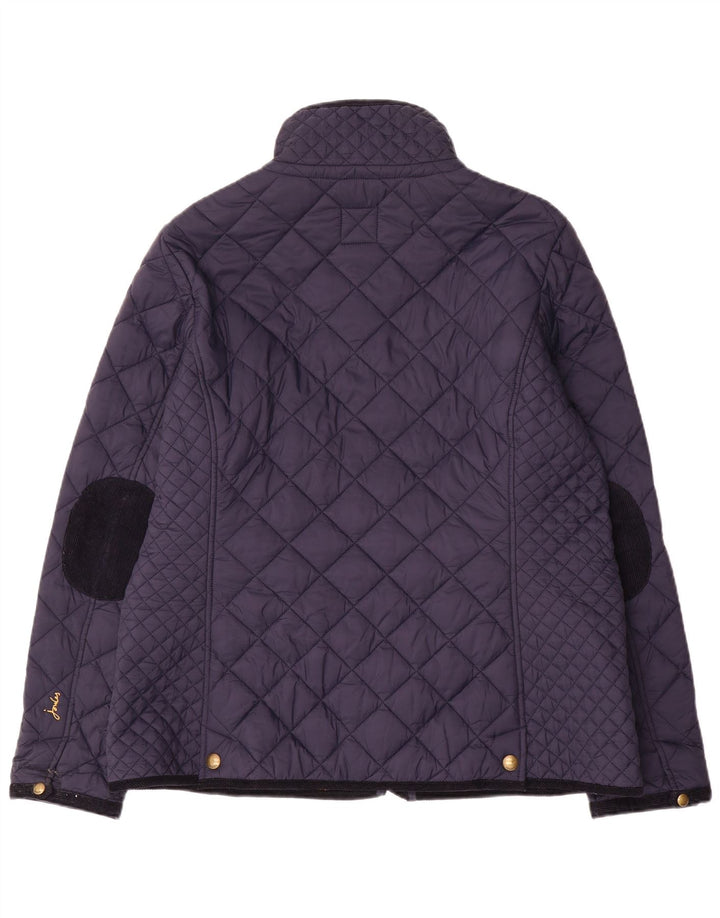 Joules Veste matelassée pour femme UK 18 XL Bleu marine Polyamide