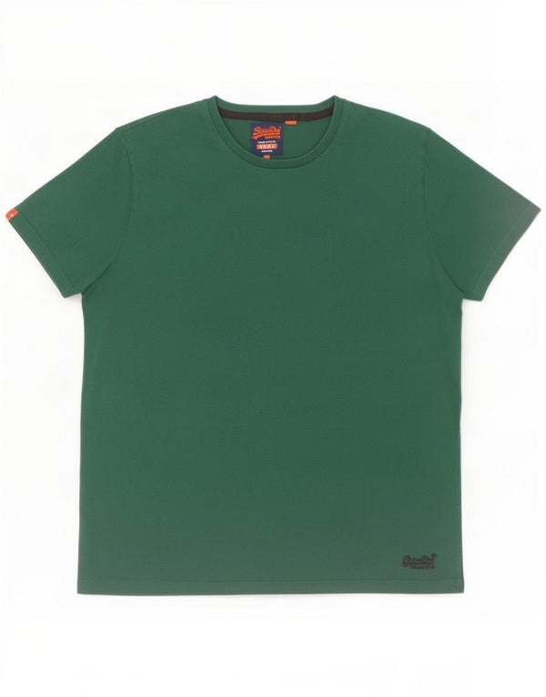 Superdry T-Shirt Homme Top 2XL Vert Coton