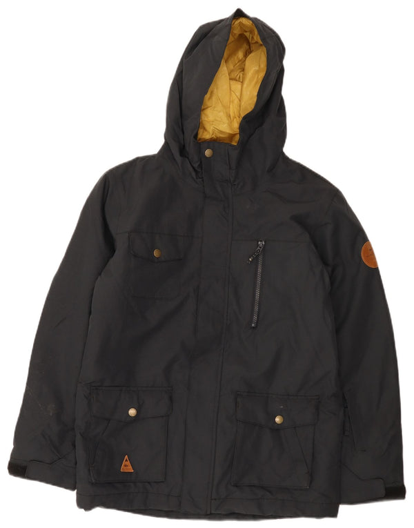 Quiksilver Veste coupe-vent à capuche pour garçon 13-14 ans XL Bleu marine