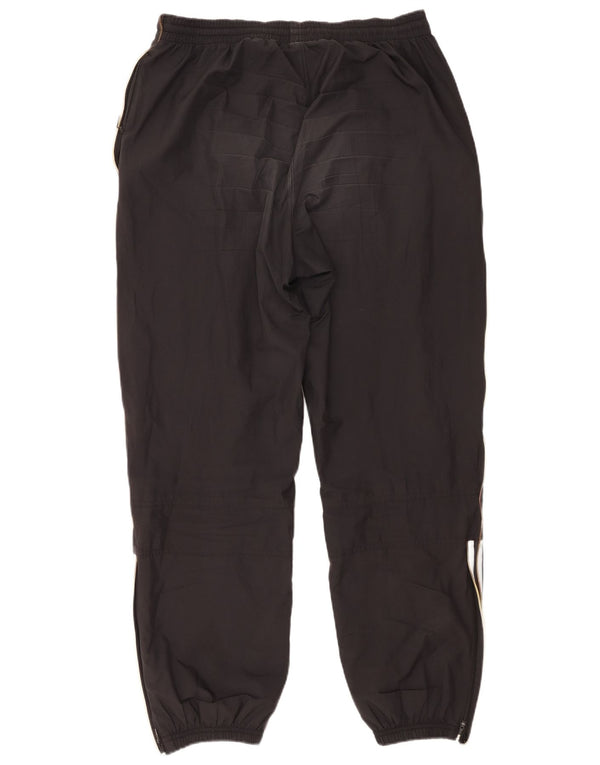 Adidas Pantalon de survêtement pour homme UK 42/44 Large Noir Polyester Sports