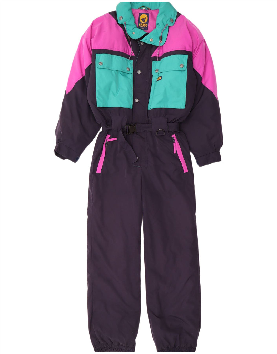 Ciesse Piumini Combinaison de Ski Homme IT 46 Small Bleu Marine Colourblock