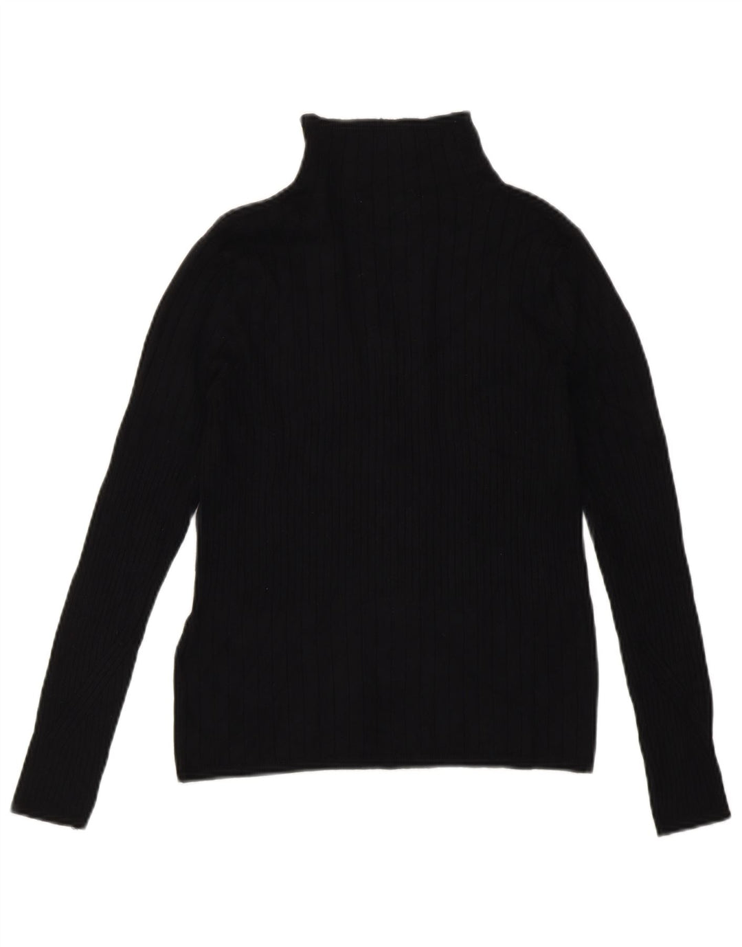 Marks & Spencer Pull col roulé pour femme UK 10 Small Noir Viscose