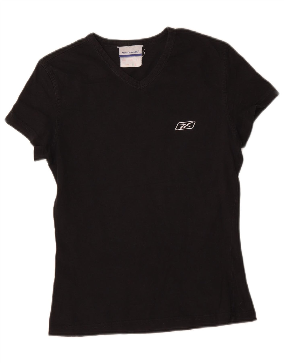 Reebok T-Shirt Femme UK 12 Moyen Noir