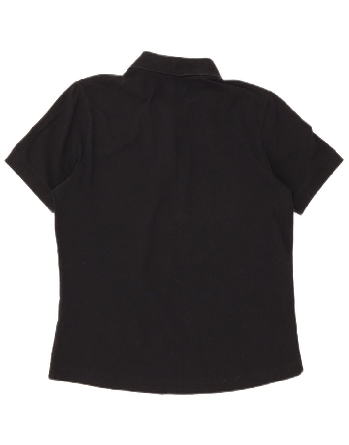 Kappa Polo Femme UK 14 Coton Noir Moyen