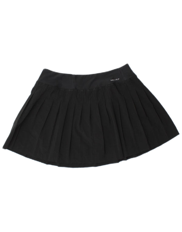 Nike Jupe-short de tennis Dri Fit pour femme UK 10 Small Noir