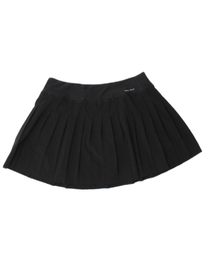 Nike Jupe-short de tennis Dri Fit pour femme UK 10 Small Noir