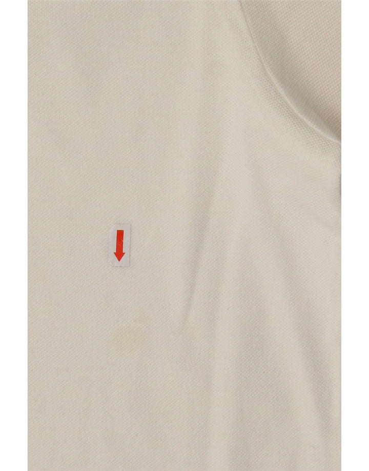 LACOSTE Polo Homme Taille 6 XL Coton Blanc