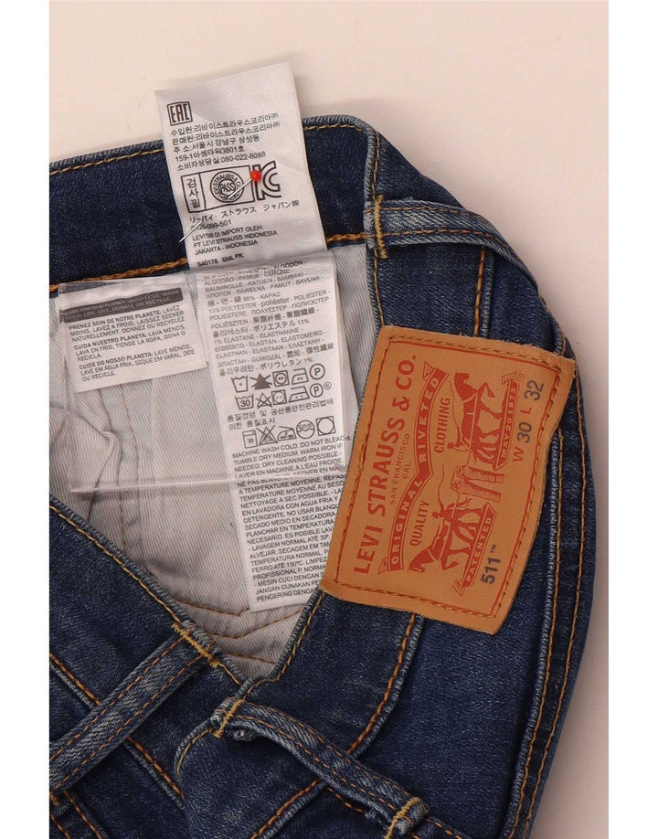 Levi's Jean Slim 511 Homme Bleu W30 L32 Coton