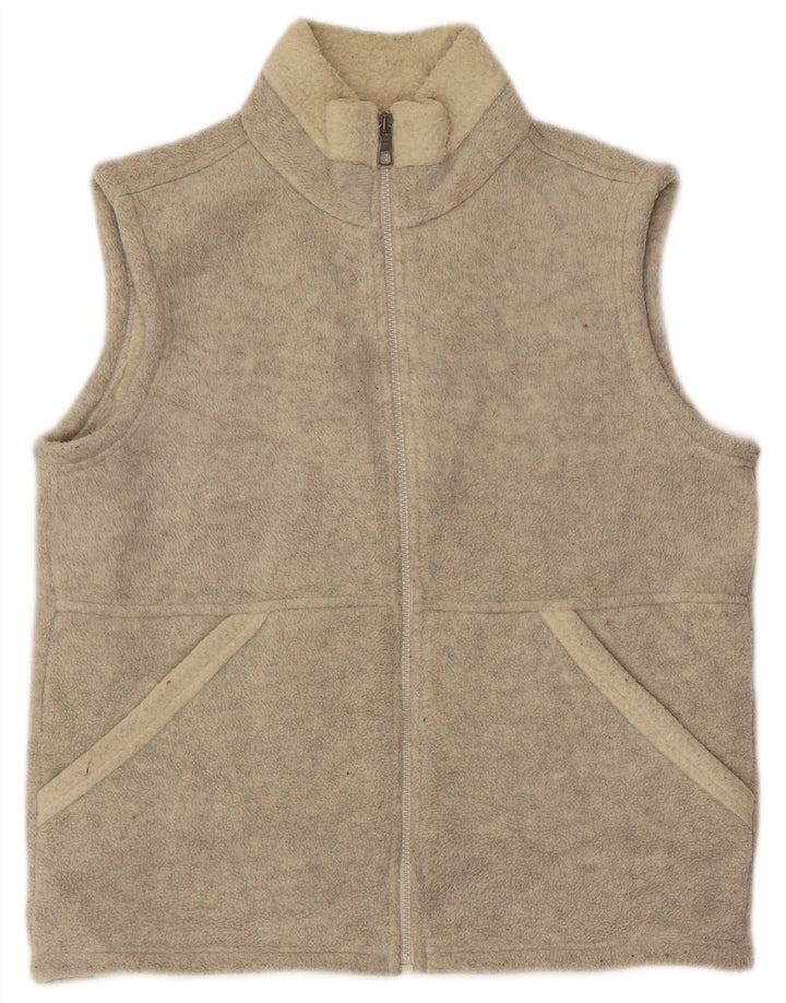 Marks & Spencer Veste polaire pour femme UK 12 Polyester beige moyen