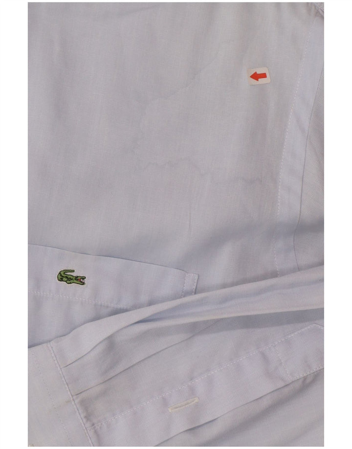 Lacoste Chemise Homme Taille 42 Grand Coton Bleu