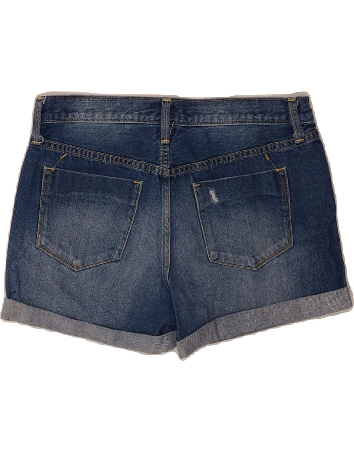 MOSSIMO Womens Boyfriend Mid Rise Denim Shorts US 4 Small W27 Blue Vintage Mossimo and Second-Hand Mossimo from Messina Hembry 