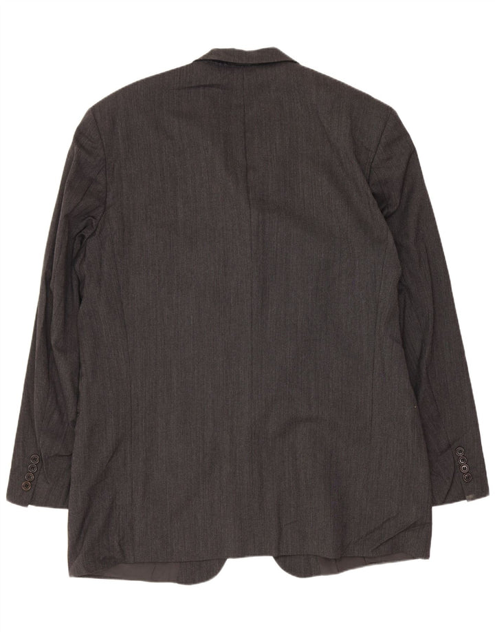 HUGO BOSS Veste Blazer 3 Boutons Homme EU 54 2XL Gris Laine