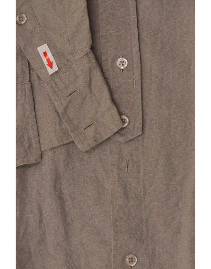 Marlboro Classics Chemise Homme Grand Lin Gris
