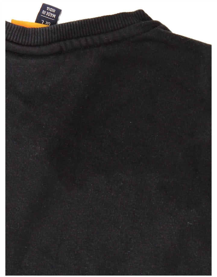 ELLESSE Sweat-Shirt Graphique Homme Large Bleu Marine Coton