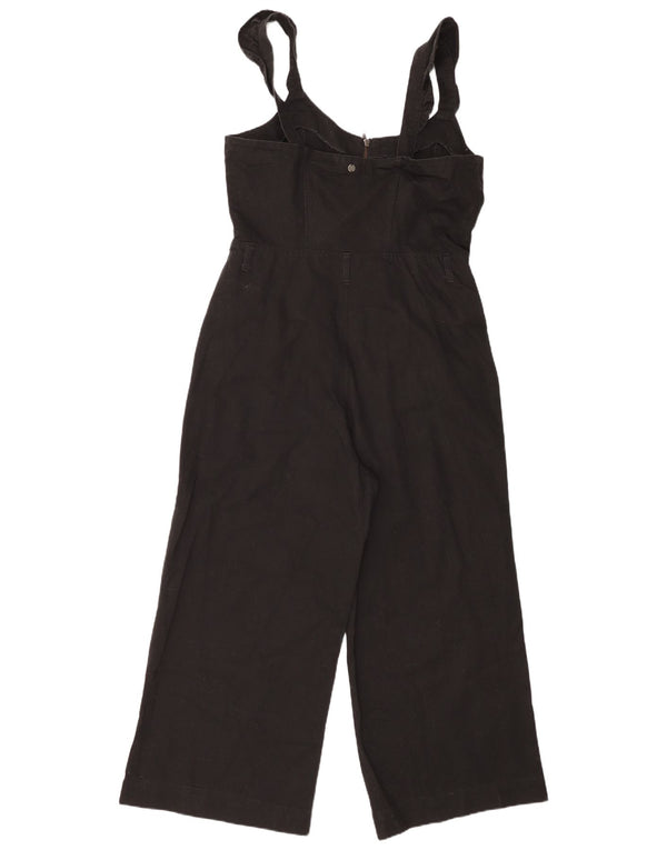 Billabong Combinaison sans manches en jean pour femme UK 14 Large Noir Coton