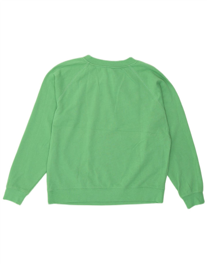 Jack Wills Sweat-shirt surdimensionné graphique pour femme UK 10 Petit Vert
