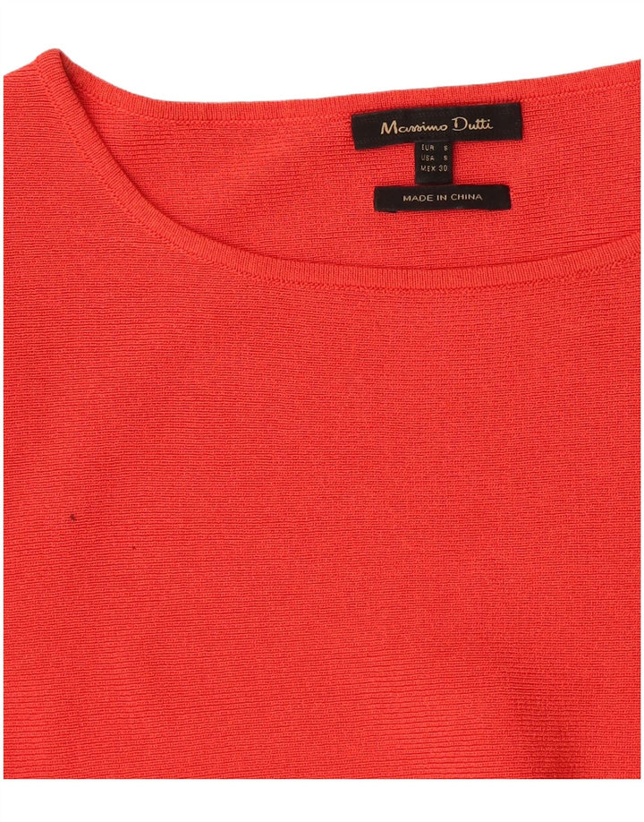 Massimo Dutti Chemisier pour femme UK 10 Petit Rouge