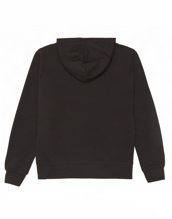 vintage Mens Graphic Hoodie Jumper Petit Coton Noir
